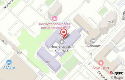 Нефтегазовый колледж, ТюмГНГУ на карте