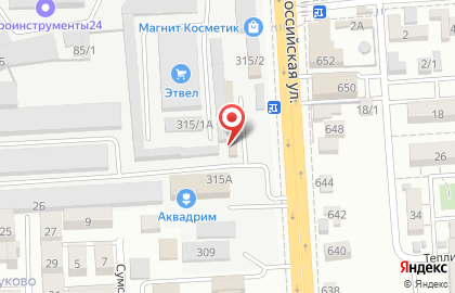 Фирменный салон сантехники Радомир на Российской на карте