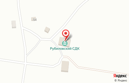 Рубиловский сельский дом культуры на карте