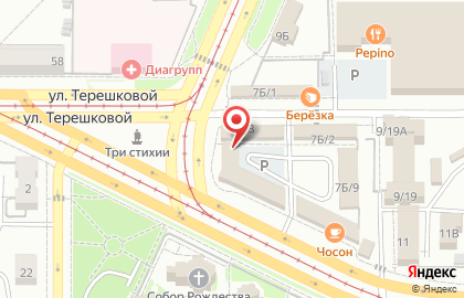 Магазин Kira beauty market в Октябрьском районе на карте