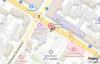 Политическая партия Родина в Центральном районе на карте