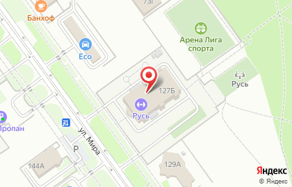 Театр танца New Flash на улице Мира на карте