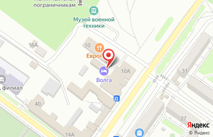 Гостиница Волга в Волгограде на карте