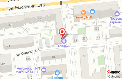 Строительная компания Красный квадрат на улице Масленникова на карте