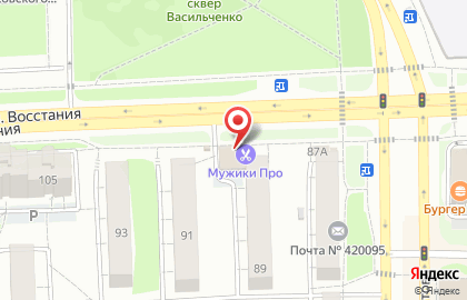 Почта Банк в Казани на карте