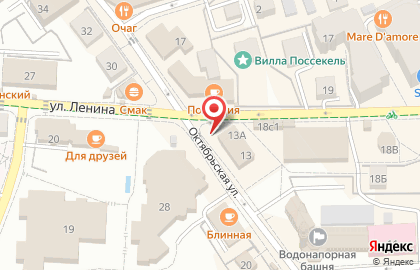 Банкомат Сбербанк России, Калининградское отделение на Октябрьской улице на карте