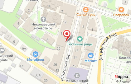 Зоомагазин Любимец в Нижнем Новгороде на карте
