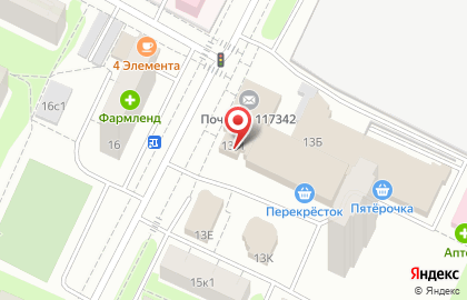 Магазин колбасных изделий Рублёвский на улице Введенского на карте