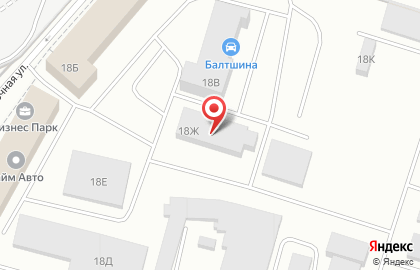 Торговая фирма БалтТрейлер в Московском районе на карте