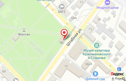 Салон цветов Флориссимо на Штабной улице на карте