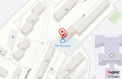 Универсам Пятёрочка в Кирове на карте