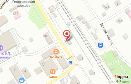 Продуктовый магазин на Привокзальной на карте