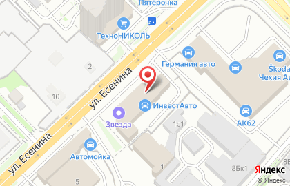 Группа компаний ЭкоГейзер на улице Есенина на карте