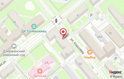 Пекарня-кондитерская в Дзержинском районе на карте