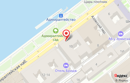 Объединение проектировщиков на Адмиралтейской набережной на карте