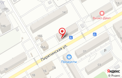 Микрокредитная компания Рублёв на Пирятинской улице на карте