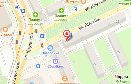 Магазин алкогольной продукции Крепость в Мотовилихинском районе на карте