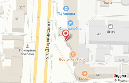 Аптека Рослек на улице Дзержинского, 42 к 3 на карте