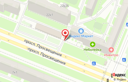 Магазин овощей и фруктов на проспекте Просвещения, 24Б на карте
