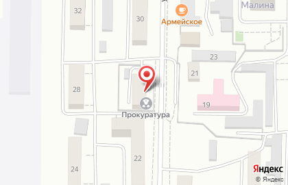 Красноярский гарнизонный военный суд на карте