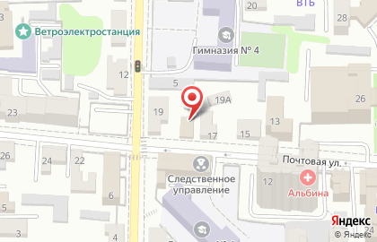 ОАО Курсктоппром на Почтовой улице на карте