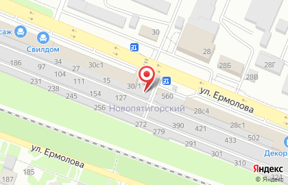 Гаражный кооператив Новопятигорский на карте