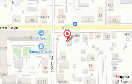 Продовольственный магазин в Москве на карте