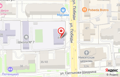Стиль Пласт на улице Победы на карте