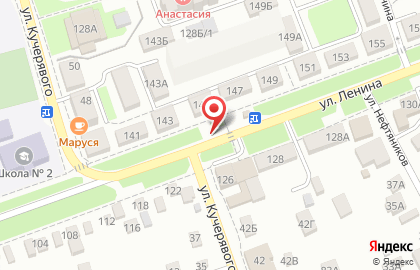 Продуктовый магазин Ангелина на улице Ленина на карте