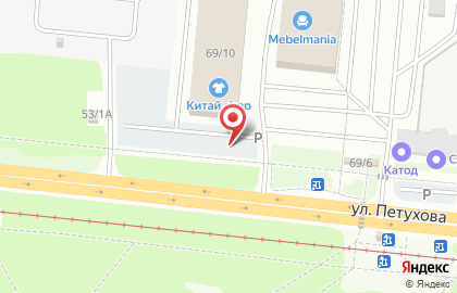 ООО Сибтраст на улице Петухова на карте