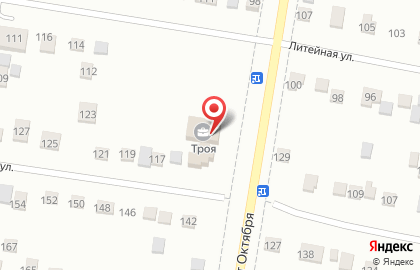 Амурская теплица на улице 50 лет Октября на карте