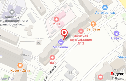 Самарская городская поликлиника №13 Железнодорожного района в Железнодорожном районе на карте