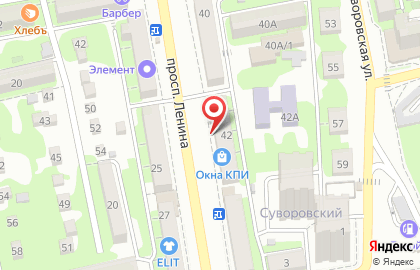 Салон оптики Visus на проспекте Ленина на карте