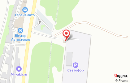 Автошкола Форсаж в Воронеже на карте