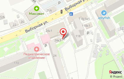 Фирменный и дистрибьюторский магазин Птицефабрика Октябрьская на Вилюйской улице на карте