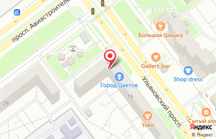 Торговая компания Гранит керамика на Ульяновском проспекте на карте