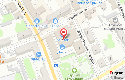 Салон ТОЧКА красоты на Советской улице на карте