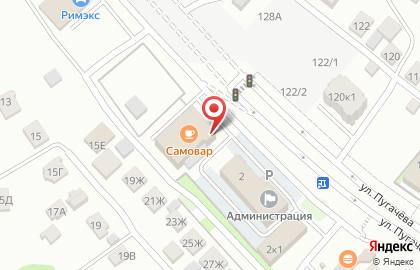Столовая Самовар в Кировском районе на карте
