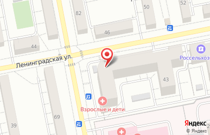 Комбинат каркасно-щитового домостроения Бюджетхаус на улице Ленинградской на карте