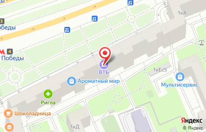 Банк ВТБ в Москве на карте