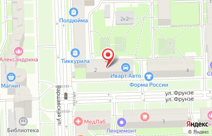 Нева-Пресс на улице Фрунзе на карте