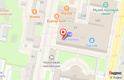 Салон оптики Контактные линзы на Московской улице на карте