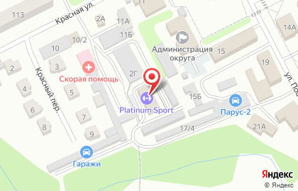 Салон красоты Platinum Sport на карте