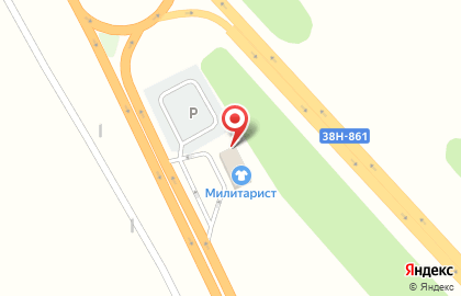 Магазин камуфляжа Милитарист на карте