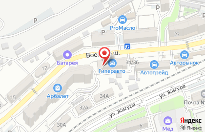 Оригинал Авто в Первореченском районе на карте