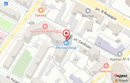 Магнит в Воронеже на карте