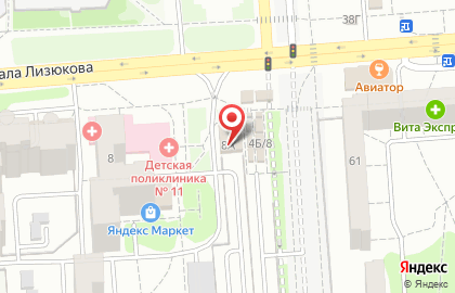 Сеть зоомагазинов, ИП Смыкалова Т.Н. в Коминтерновском районе на карте
