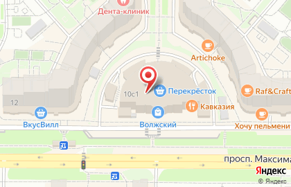 Супермаркет цифровой техники DNS на проспекте Максима Горького на карте