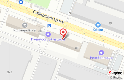Столовая ПСМ на карте