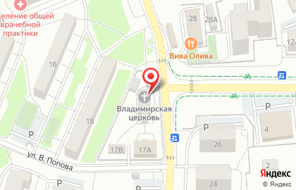 Храм Святого Равноапостольного князя Владимира в Центральном районе на карте